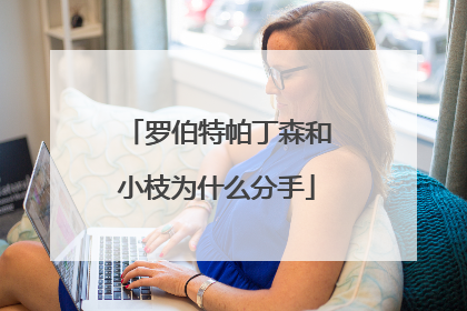 罗伯特帕丁森和小枝为什么分手