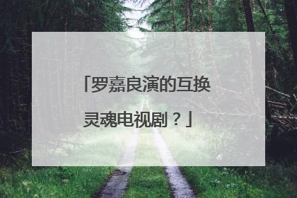 罗嘉良演的互换灵魂电视剧？