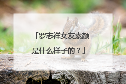 罗志祥女友素颜是什么样子的？