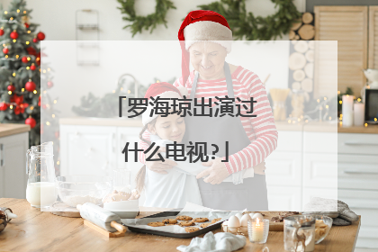 罗海琼出演过什么电视?