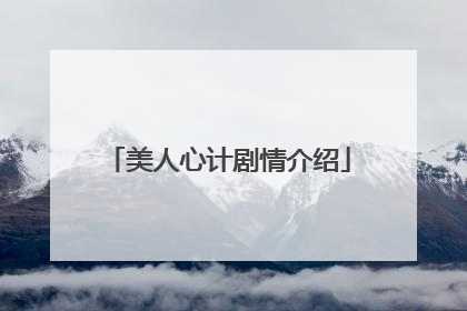 美人心计剧情介绍