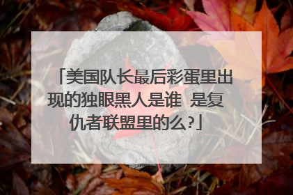 美国队长最后彩蛋里出现的独眼黑人是谁 是复仇者联盟里的么?