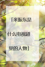 米振东是什么电视剧里的人物