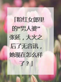 粉红女郎里的“男人婆”张延，大火之后了无音讯，她现在怎么样了？