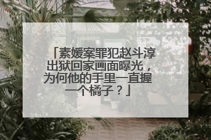 素媛案罪犯赵斗淳出狱回家画面曝光，为何他的手里一直握一个橘子？