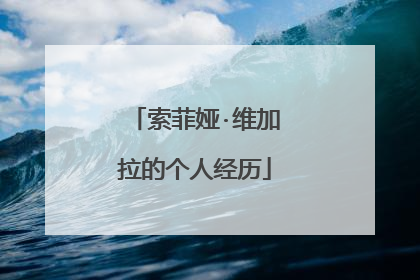 索菲娅·维加拉的个人经历