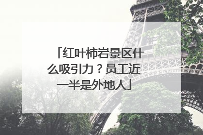 红叶柿岩景区什么吸引力?员工近一半是外地人