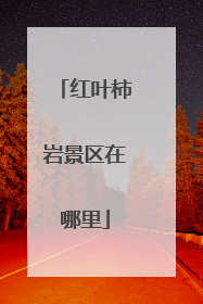 红叶柿岩景区在哪里