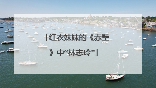 红衣妹妹的《赤壁》中“林志玲”