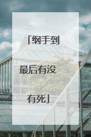 纲手到最后有没有死