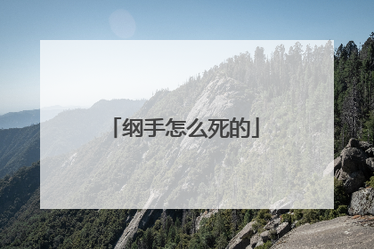 纲手怎么死的