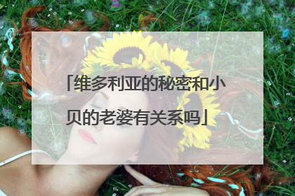 维多利亚的秘密和小贝的老婆有关系吗