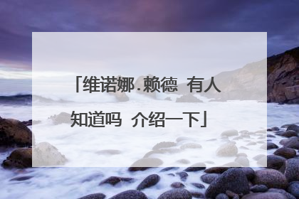 维诺娜.赖德 有人知道吗 介绍一下