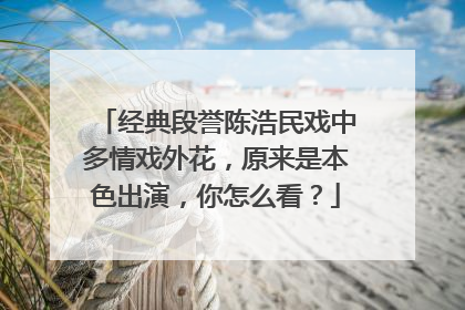 经典段誉陈浩民戏中多情戏外花，原来是本色出演，你怎么看？