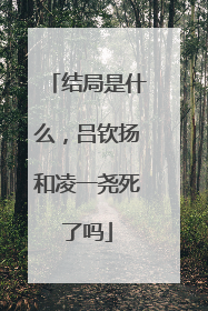 结局是什么,吕钦扬和凌一尧死了吗