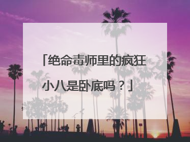 绝命毒师里的疯狂小八是卧底吗?