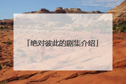 绝对彼此的剧集介绍