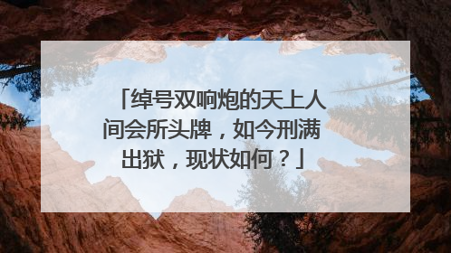绰号双响炮的天上人间会所头牌,如今刑满出狱,现状如何?