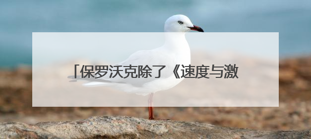 保罗沃克除了《速度与激情》，还拍过哪些电影？