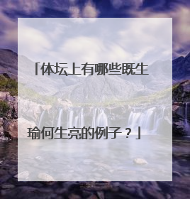 体坛上有哪些既生瑜何生亮的例子?