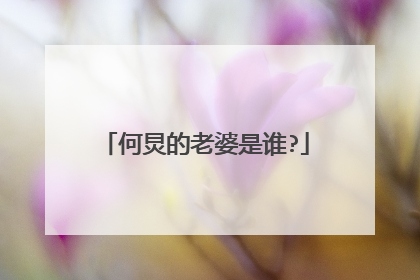 何炅的老婆是谁?