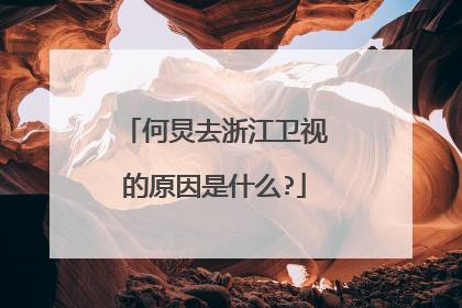 何炅去浙江卫视的原因是什么?