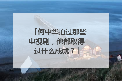 何中华拍过那些电视剧，他都取得过什么成就？