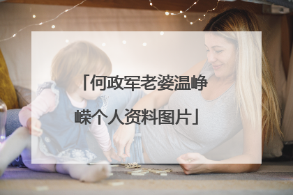 何政军老婆温峥嵘个人资料图片