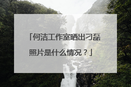 何洁工作室晒出刁磊照片是什么情况?