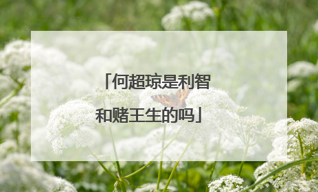 何超琼是利智和赌王生的吗