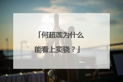 何超莲为什么能看上窦骁?