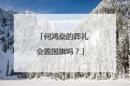 何鸿燊的葬礼会盖国旗吗?