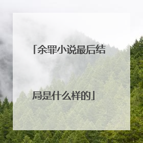 余罪小说最后结局是什么样的
