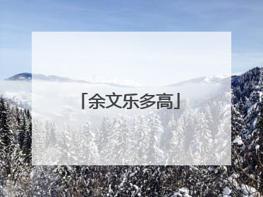 余文乐多高