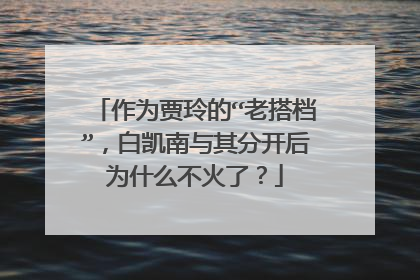 作为贾玲的“老搭档”，白凯南与其分开后为什么不火了？