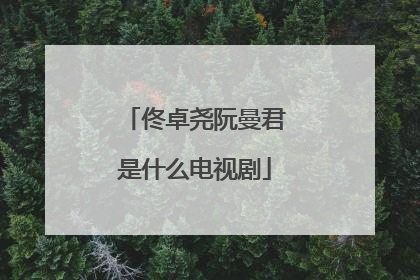 佟卓尧阮曼君是什么电视剧