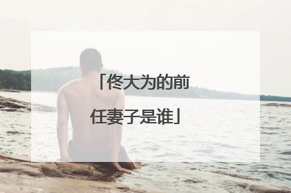 佟大为的前任妻子是谁