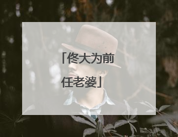 佟大为前任老婆