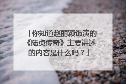 你知道赵丽颖饰演的《陆贞传奇》主要讲述的内容是什么吗?