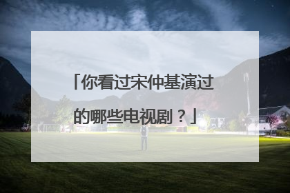 你看过宋仲基演过的哪些电视剧?