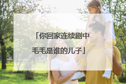 你回家连续剧中毛毛是谁的儿子