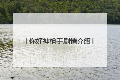 你好神枪手剧情介绍