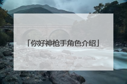 你好神枪手角色介绍