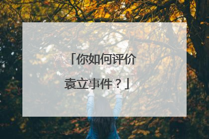 你如何评价袁立事件？
