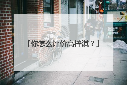 你怎么评价高梓淇？