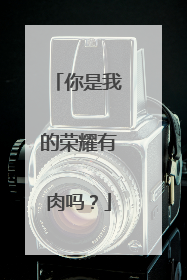 你是我的荣耀有肉吗?