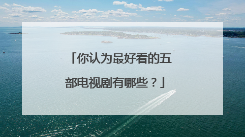 你认为最好看的五部电视剧有哪些？