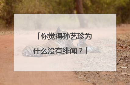 你觉得孙艺珍为什么没有绯闻？