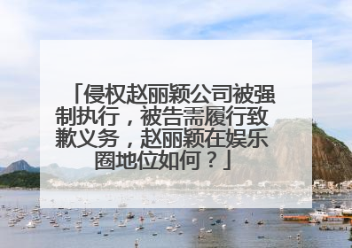 侵权赵丽颖公司被强制执行,被告需履行致歉义务,赵丽颖在娱乐圈地位如何?
