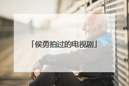 侯勇拍过的电视剧